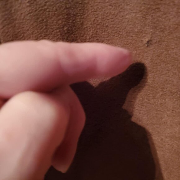 Vintage Cotton Ginny Suede-Like Jacket c 1990s – Plus Size Small - Picture 8 of 12